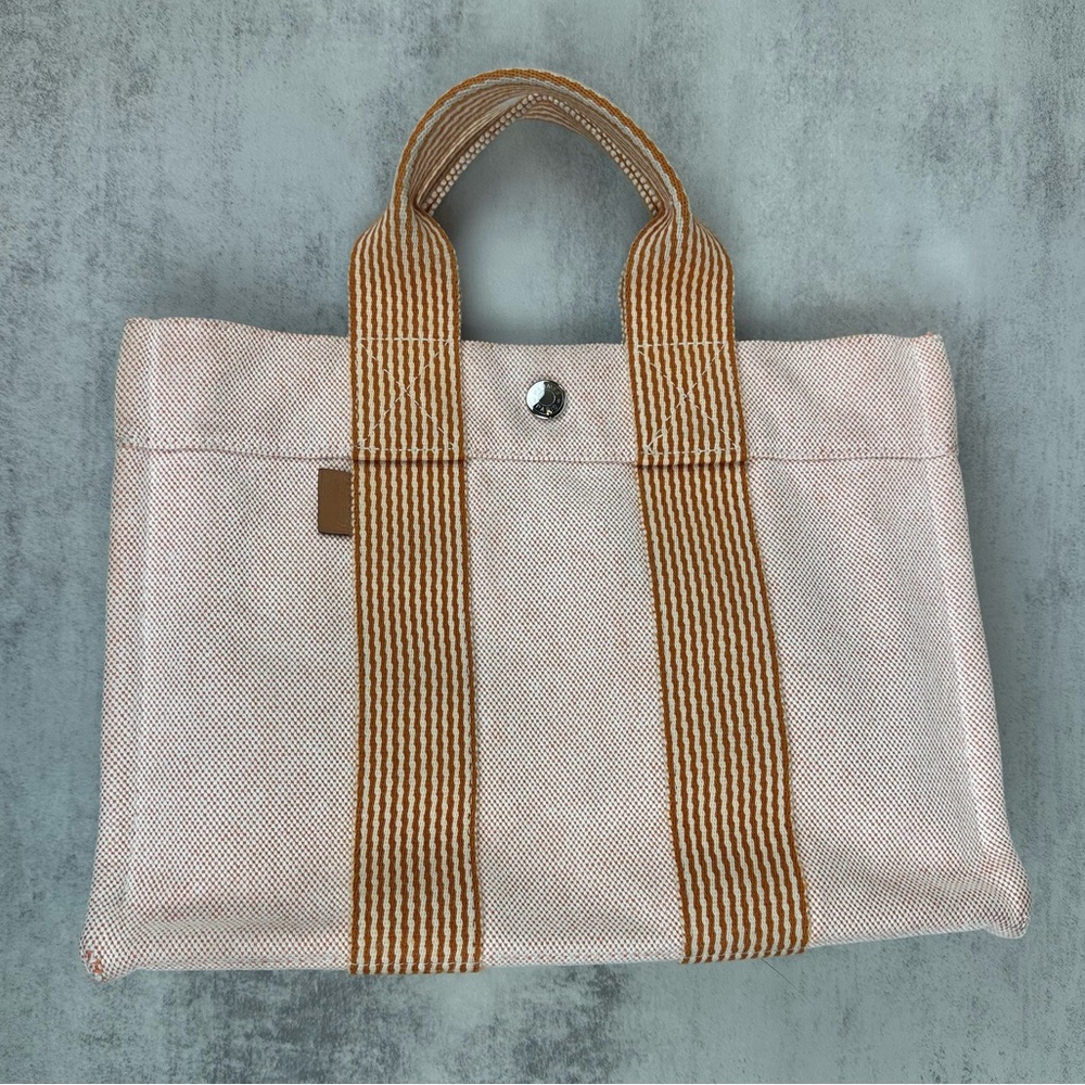 Hermès Toile Fourre-Tout PM